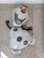 Olaf Balloon Bouquet Frozen Birthday Frozen Decorations Frozen 2 Balloons Winter Wonderland Winter Onederland Elsa Ballooms Snowflake Decor
