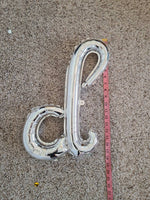 Cursive Silver Happy Birthday Balloons Frozen Birthday Winter Birthday Winter Wonderland Winter Onederland Elsa Ballooms Snowflake Decor