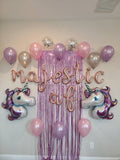 Majestic Af Balloon Magical Birthday Decorations Unicorn Balloons Unicorn Birthday Balloons Birthday Balloons Includes all pictured Decor
