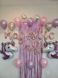 Majestic Af Balloon Magical Birthday Decorations Unicorn Balloons Unicorn Birthday Balloons Birthday Balloons Includes all pictured Decor