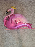 Happy Flocking Birthday Balloons Decorations Birthday Decor INCLUDES ALL decorations shown Birthday Decorations Flamingo Birthday Adult