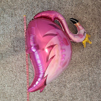 Happy Flocking Birthday Balloons Decorations Birthday Decor INCLUDES ALL decorations shown Birthday Decorations Flamingo Birthday Adult