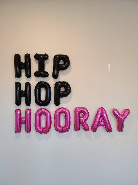 Hip Hop Hooray Balloon Banner 1990s balloons 90s Balloons 90s Theme 90s Party 90s Decorations 90s Hip Hop Hooray Banner