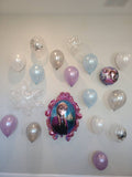 Elsa Balloon Bouquet Frozen Birthday Frozen Decorations Frozen Balloons Winter Wonderland Winter Onederland Elsa Ballooms Snowflake Decor