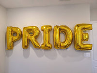 Jumbo 40" Pride Balloons Rainbow Balloons Giant Pride Pride Balloons 40 inch Pride Gold Pride Balloons