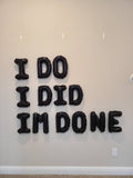 I Do I Did I'm Done Balloon Banner Divorce Balloons Divorce Party Adios Prick Divorce Decorations Divorce Balloons Includes 14 Piece Latex