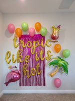 Tropic Like Its Hot Bachelorette Party Decorations Flamingo Beachelorette Party Balloon Engagement Ring Balloon Bachelorette Party Flamingle