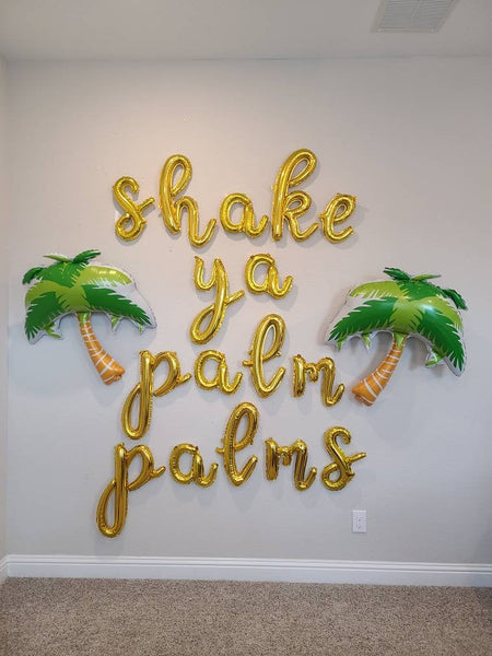 Shake Ya Palm Palms Bachelorette Party Decorations Flamingo Bachelorette Party Balloon Engagement Ring Balloon Bachellorette Party Flamingle