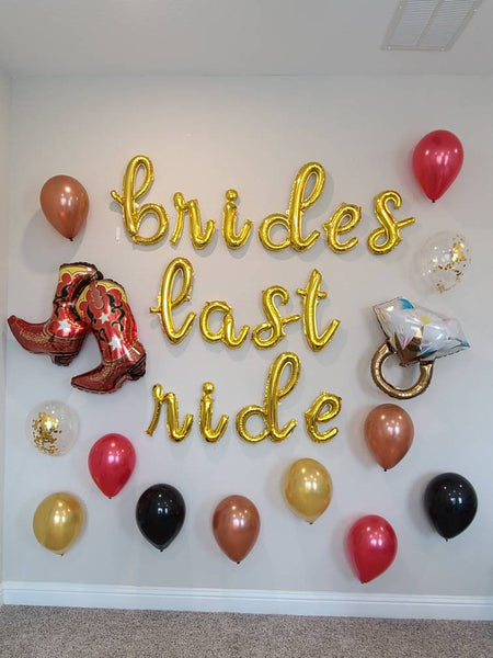 YANSION Gold Bride To Be Balloons Set, Diamond Ring Balloon for Bride To Be  Decorations, Bachelorette Party Decorations, Bride Balloons Gold, Bridal  Shower Decorations 