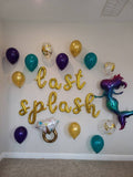Last Splash Bachelorette Party Decorations Mermaid Bachelorette Party Balloons Engagement Ring Balloon Bachelorette Party Balloons Bach
