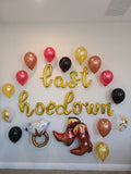 Last Hoedown Bachelorette Party Decorations Austin Texas Bachelorette Engagement Ring Balloon Boot Balloon yeehaw Baches Last Hoe Down