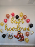 Last Hoedown Bachelorette Party Decorations Austin Texas Bachelorette Engagement Ring Balloon Boot Balloon yeehaw Baches Last Hoe Down