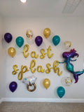Last Splash Bachelorette Party Decorations Mermaid Bachelorette Party Balloons Engagement Ring Balloon Bachelorette Party Balloons Bach
