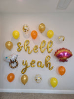 Shell Yeah Bachelorette Party Decorations Mermaid Bachelorette Party Balloons Engagement Ring Balloon Bachelorette Party Balloons Bach