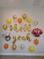Shell Yeah Bachelorette Party Decorations Mermaid Bachelorette Party Balloons Engagement Ring Balloon Bachelorette Party Balloons Bach