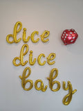 Dice Dice Baby Balloons Dice Balloons Casino Night Casino Party Gambling Balloons Casino Decorations Vegas  Bachelorette Party Decor Poker