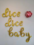 Dice Dice Baby Balloons Dice Balloons Casino Night Casino Party Gambling Balloons Casino Decorations Vegas  Bachelorette Party Decor Poker