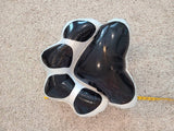Happy Purrrthday Balloon Set Paw Print Balloon Lets Purrty Cat Birthday Balloon Rose Gold Cursive Meow Balloon Pawty Lets Purrrty Purrty