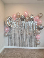 Silver Disco Backdrop Disco Bachelorette Disco Birthday Silver Backdrop Rhinestone Cowgirl Space Cowgirl Last Disco Space Backdrop Disco Bal