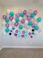 Mermaid Party Decorations Mermaid Birthday Purple and Teal Balloons Mermaid Birthday