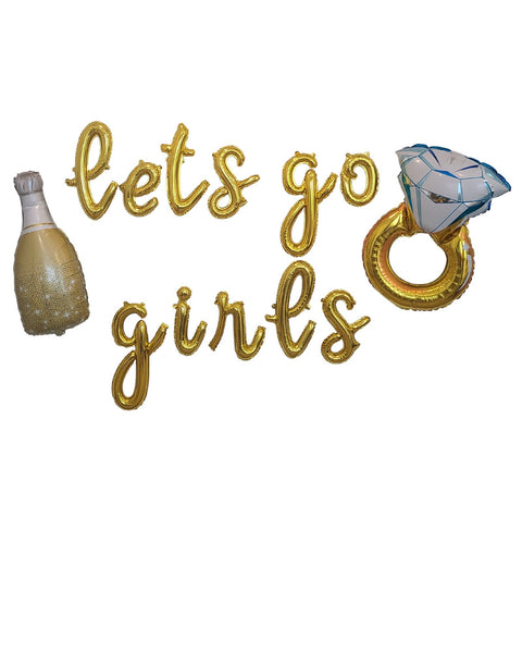 Lets Go Girls Bachelorette Party Decorations Lets Go Girls Balloons Jumbo Ring Balloon Disco Bachelorette  Bachelorette Decorations