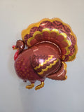 Gobble Til You Wobble Balloon Banner Turkey Balloon Thanksgiving Balloons Fall decorations Gold Give Thanks Friendsgiving