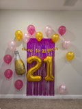 Cheers to 21 Years Party Decoration Set Champagne Balloons Legal AF 21st Birthday Balloons Jumbo 21 Finally 21 Cheers and Gold 21 Number