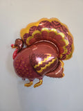 Cursive Friendsgiving Balloon Banner and Turkey Friends Giving Balloons Turkey Balloon Thanksgiving Balloons Fall decorations