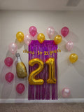 Cheers to 21 Years Party Decoration Set Champagne Balloons Legal AF 21st Birthday Balloons Jumbo 21 Finally 21 Cheers and Gold 21 Number
