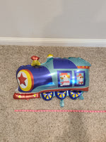 Chugga Chugga Two Two Balloon Set Second Birthday Party Decorations Train Balloon Train Birthday Jumbo 2 Balloon 2nd Birthday