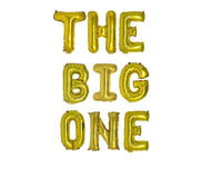 The Big One Balloon Banner The Big One Banner First Birthday Jumbo Gold 1 90s First Birthday Theme One Balloon 1st Birthday Decor Gold One