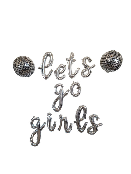 Lets Go Girls Bachelorette Party Decorations Lets Go Girls Balloons Ring Balloon Disco Bachelorette Bachelorette Decorations Lets Go Girls