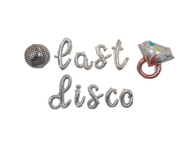 Last Disco Bachelorette Party Decorations Last Disco Balloons Disco Ball Balloon Last Disco Banner Disco Party Disco Decorations
